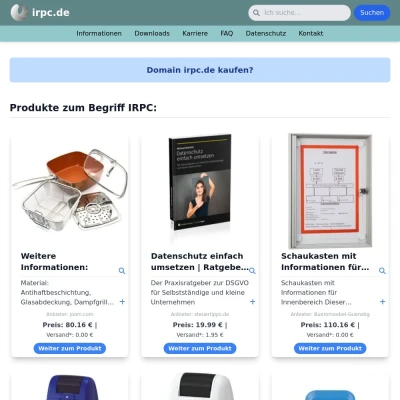 Screenshot irpc.de