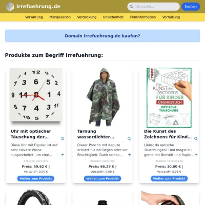 Screenshot irrefuehrung.de