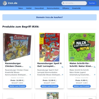Screenshot irxn.de