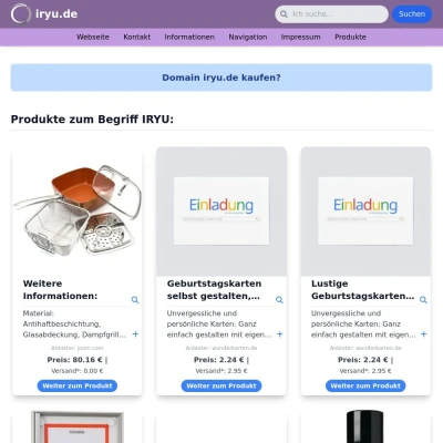 Screenshot iryu.de