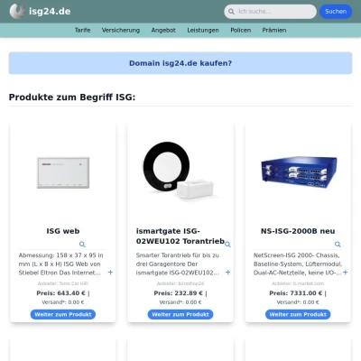 Screenshot isg24.de