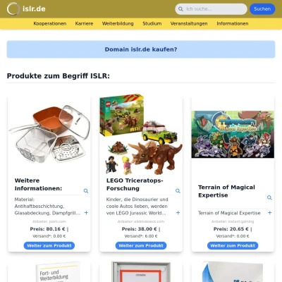 Screenshot islr.de