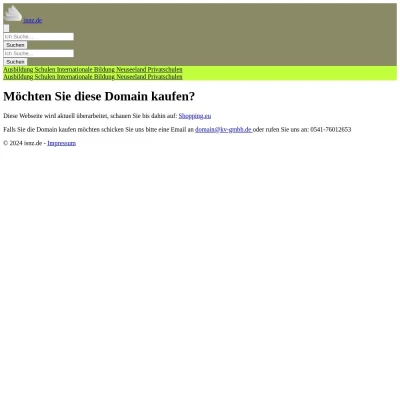 Screenshot isnz.de