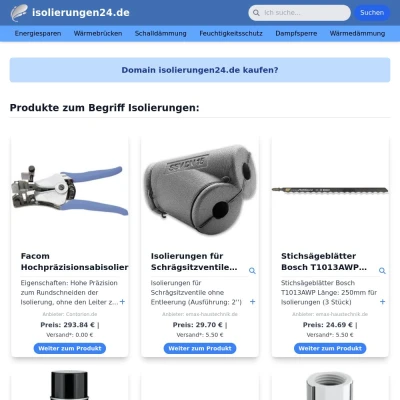 Screenshot isolierungen24.de