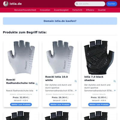 Screenshot istia.de