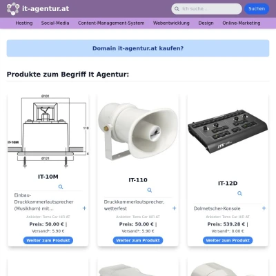 Screenshot it-agentur.at