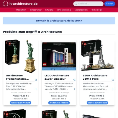 Screenshot it-architecture.de