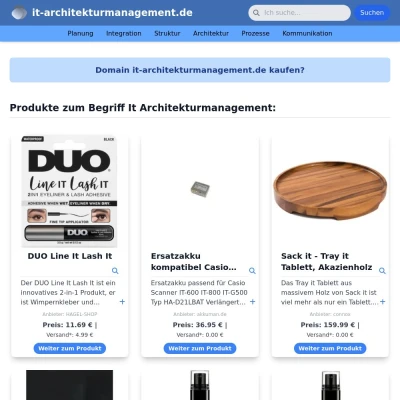 Screenshot it-architekturmanagement.de