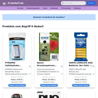 Screenshot it-bedarf.de