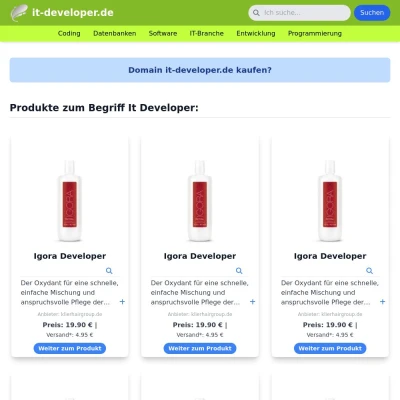 Screenshot it-developer.de
