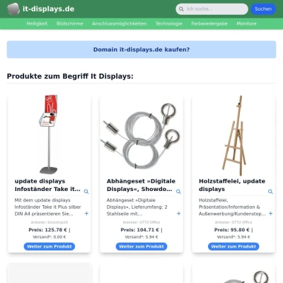 Screenshot it-displays.de