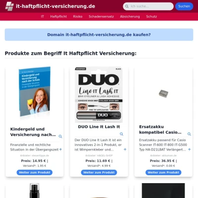 Screenshot it-haftpflicht-versicherung.de