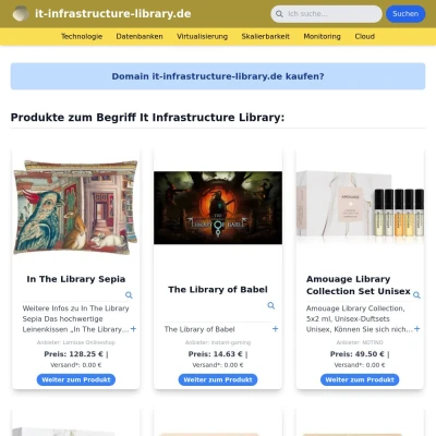 Screenshot it-infrastructure-library.de
