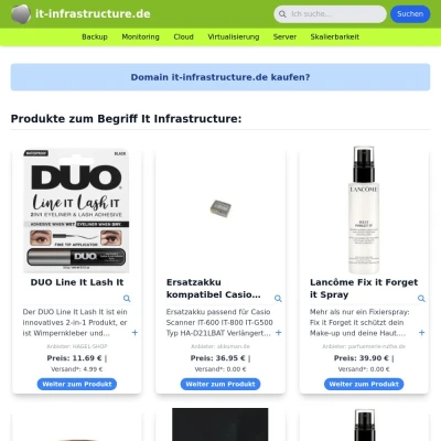 Screenshot it-infrastructure.de