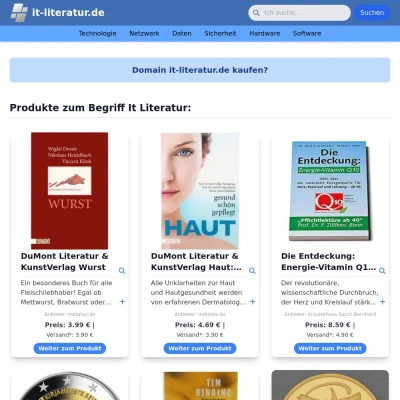 Screenshot it-literatur.de