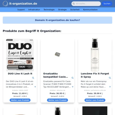 Screenshot it-organization.de