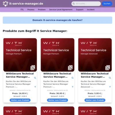 Screenshot it-service-manager.de