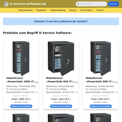 Screenshot it-service-software.de