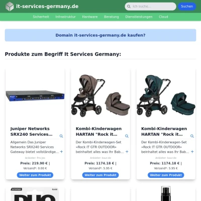 Screenshot it-services-germany.de