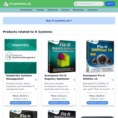 Screenshot it-systems.uk