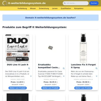 Screenshot it-weiterbildungssystem.de