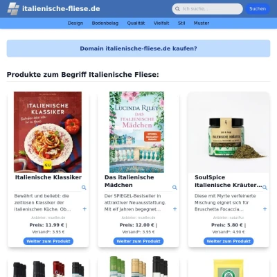 Screenshot italienische-fliese.de
