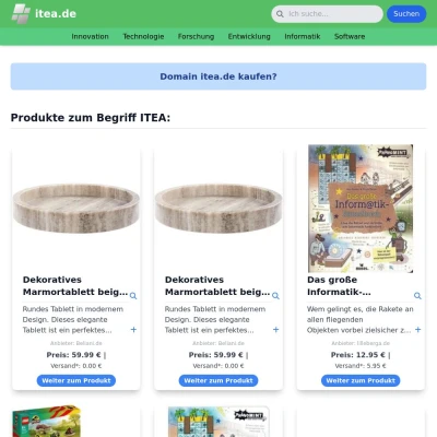 Screenshot itea.de