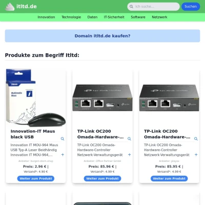 Screenshot itltd.de