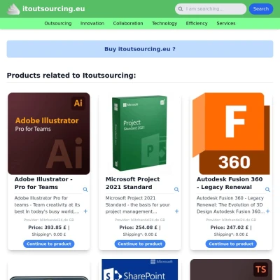 Screenshot itoutsourcing.eu