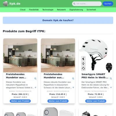 Screenshot itpk.de