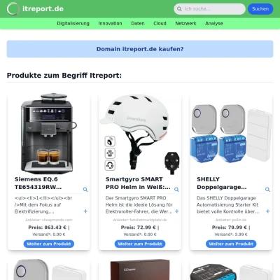 Screenshot itreport.de