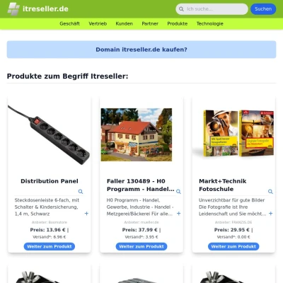 Screenshot itreseller.de