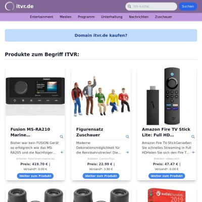 Screenshot itvr.de
