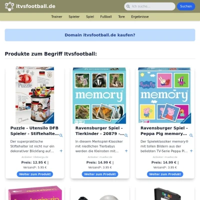 Screenshot itvsfootball.de