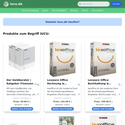 Screenshot iucu.de