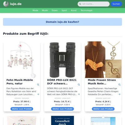 Screenshot iujo.de