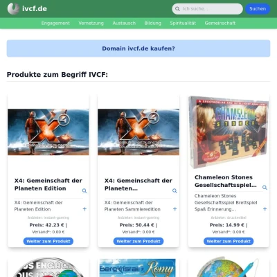 Screenshot ivcf.de