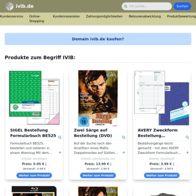 Screenshot ivib.de