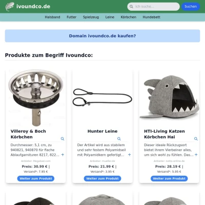 Screenshot ivoundco.de