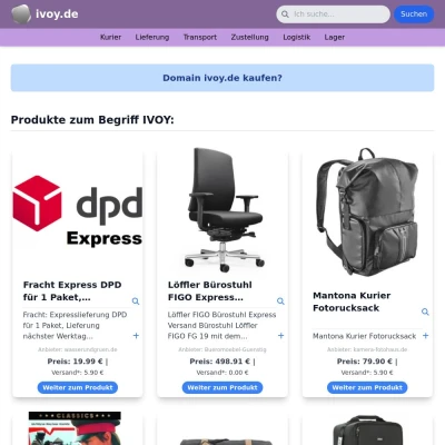 Screenshot ivoy.de