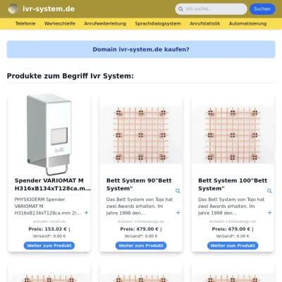 Screenshot ivr-system.de