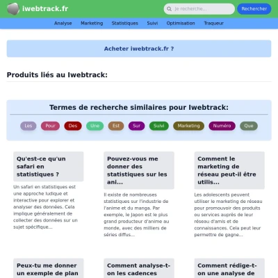 Screenshot iwebtrack.fr