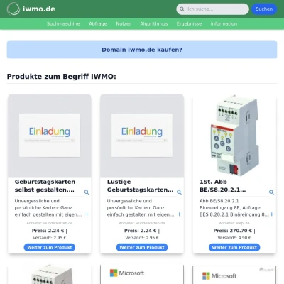 Screenshot iwmo.de