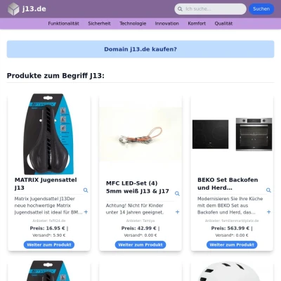 Screenshot j13.de