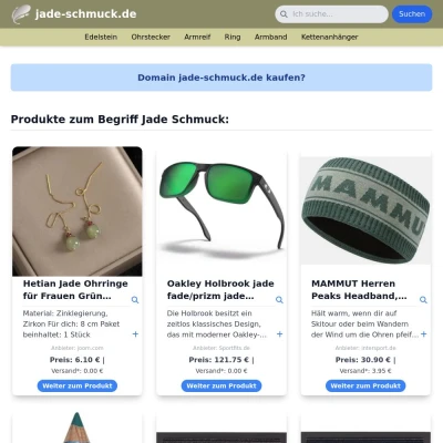 Screenshot jade-schmuck.de