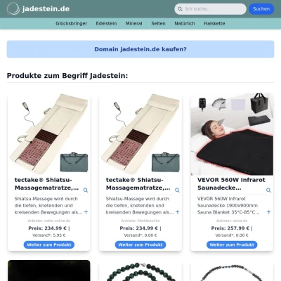 Screenshot jadestein.de