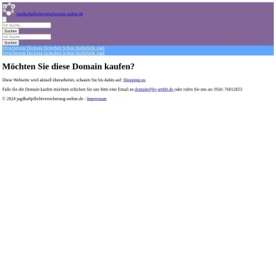 Screenshot jagdhaftpflichtversicherung-online.de