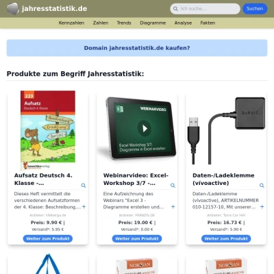 Screenshot jahresstatistik.de