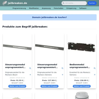 Screenshot jailbreaken.de