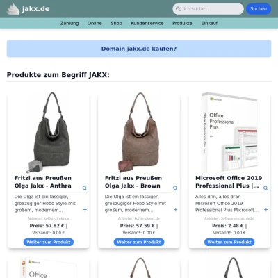 Screenshot jakx.de